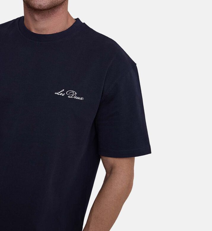 Organic Cotton Chest Logo Crewneck T-shirt