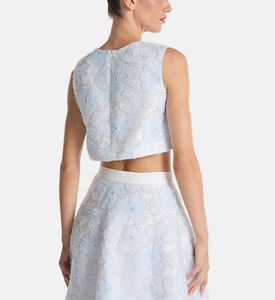 Savanna Top, Blue, M, Model View