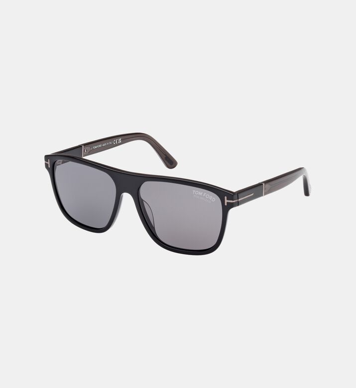 Classic Dark Lens Square Sunglasses 58