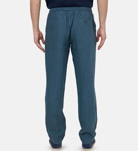 Vince Casual Drawstring Closure Pants, Teal, Xl, Model View