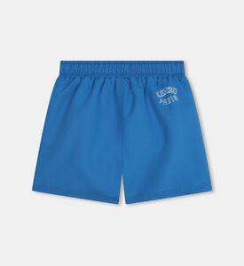 شورت سباحة برباط خصر بطبعة