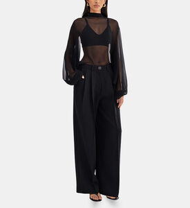 Mesh Wide Long-sleeve Top Mesh Wide Long-sleeve Top
