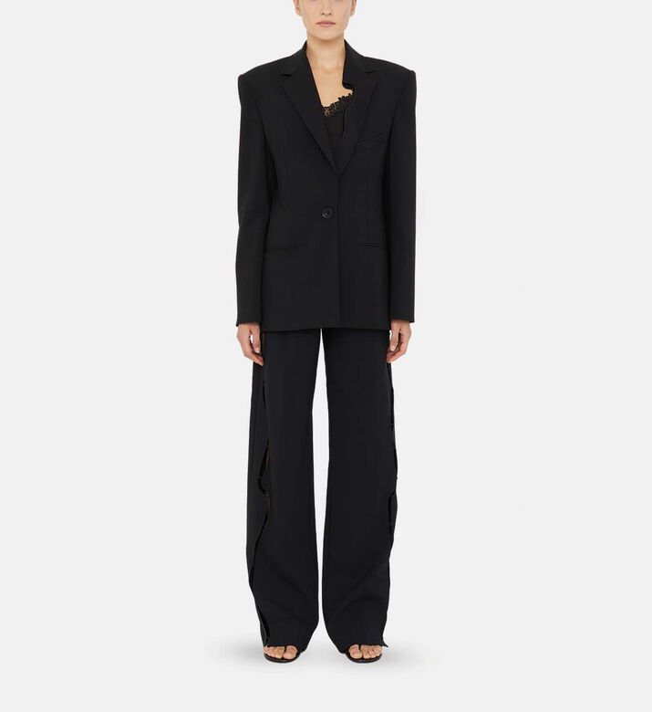 Single-breasted Long-sleeve Blazer