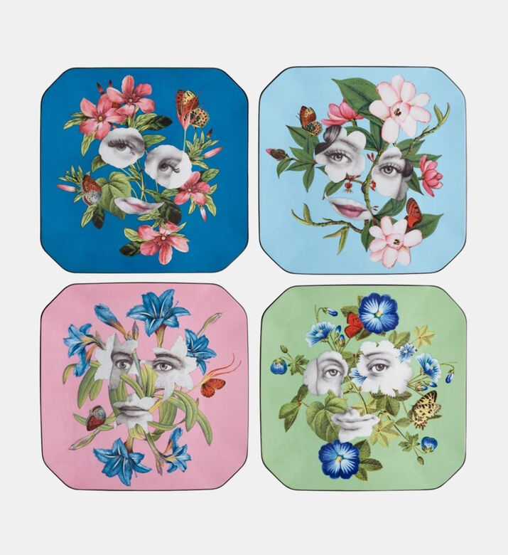 Fete Vos Jeux 4-piece Dessert Plates Set