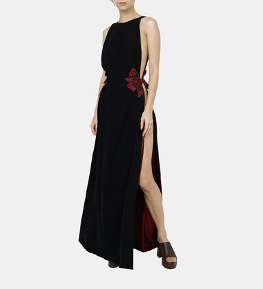Crepe Open Sides Dress