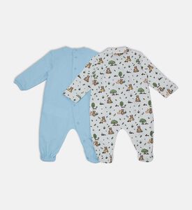 طقم بودي سوت طويل الأكمام بطبعة دب تيدي