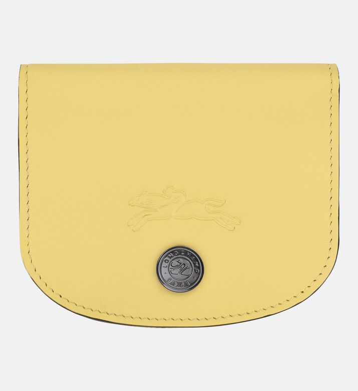 Longchamp Le Pliage Xtra Leather Cardholder, Lime, Packshot View