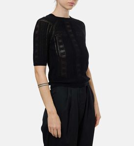 كارديغان محبوك بصف أزرار