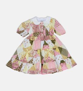 Patchwork Print Dress