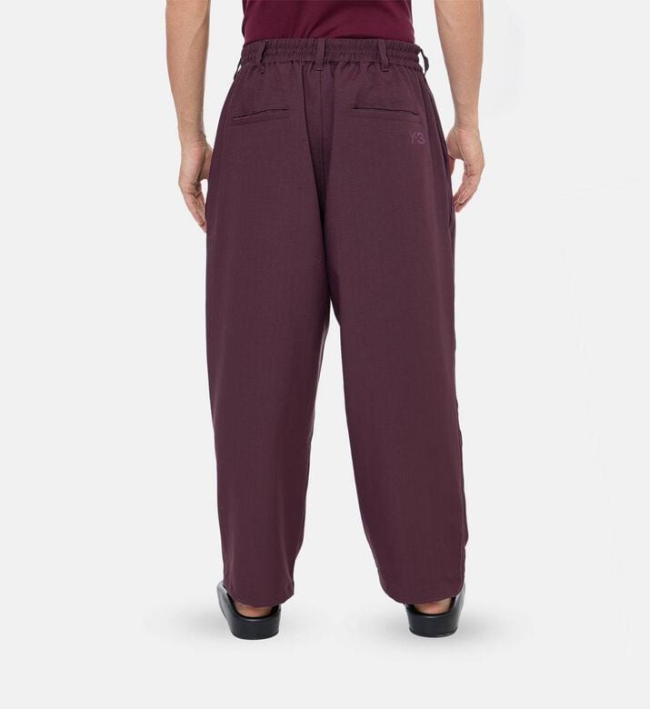 Y-3 Cropped Wide-leg Trousers, Model View