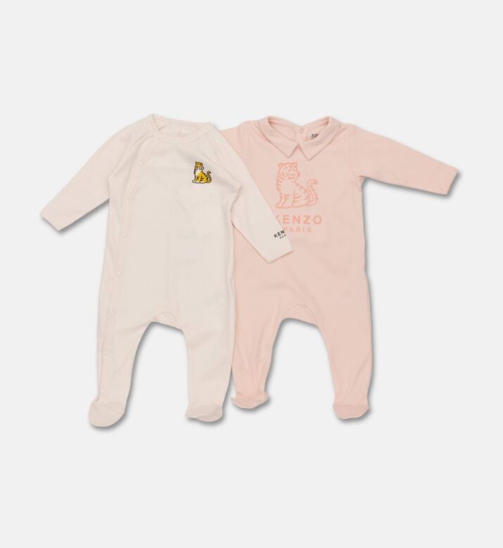 Kenzo Organic Cotton Blue 2-piece Baby Pajamas Set, Light-pink, 12m, Packshot View