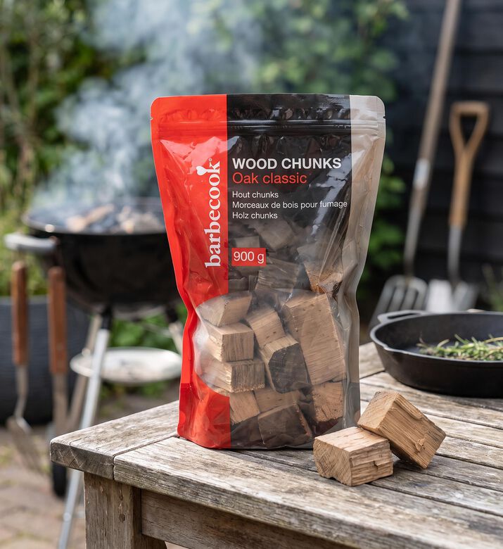 Barbecook Classic Oak Wood Chunks 900 Gr, Packshot View