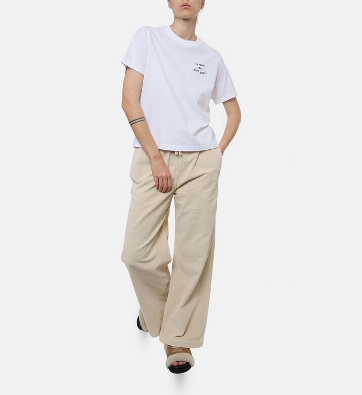 Maison Labiche Popincourt Embroidered T-shirt, Model View