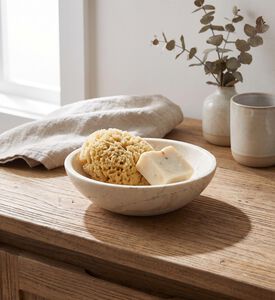 Aquanova Luxor Natural Stone Soap Dish, Model View