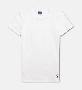 Polo by Ralph Lauren Crewneck Short-sleeve T-shirt, White, L, Packshot View