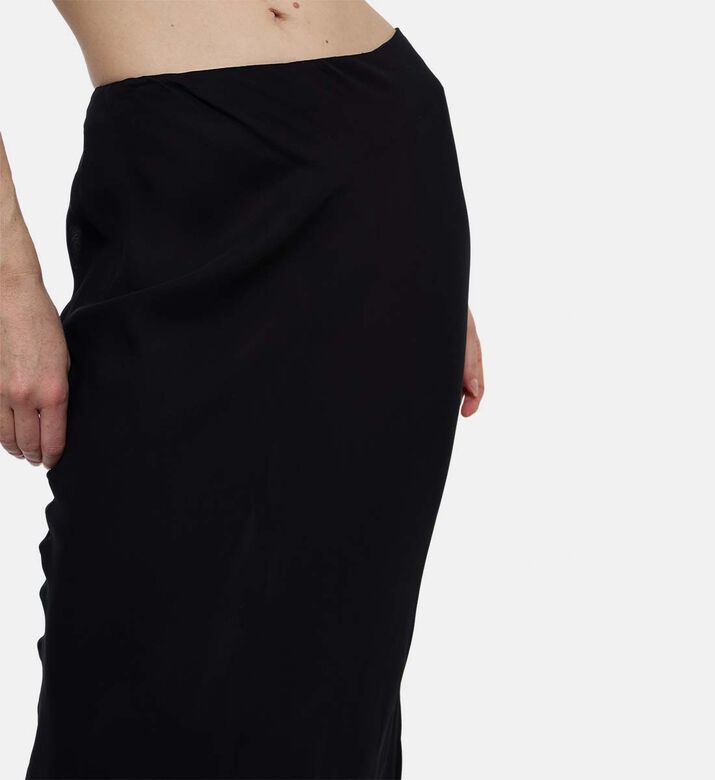 Plan C Ruffle Hem Maxi Skirt, Model View