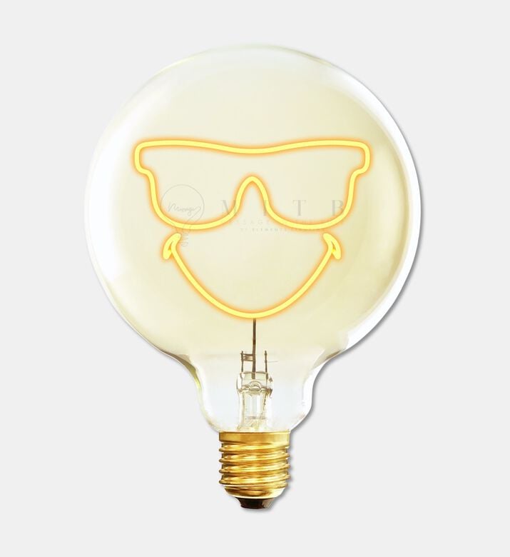 Message in the Bulb Smiley Sunglasses Led Light Bulb, Packshot View