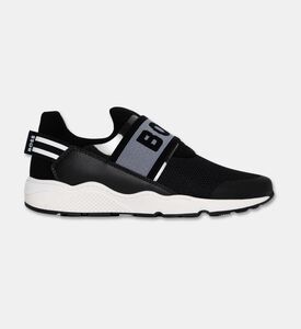 Boss Leather Mesh Elastic Sneakers, Black, Eu-36, Packshot View