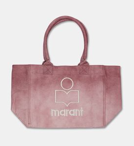 Isabel Marant Logo-embroidered Suede Tote Bag, Red, Packshot View