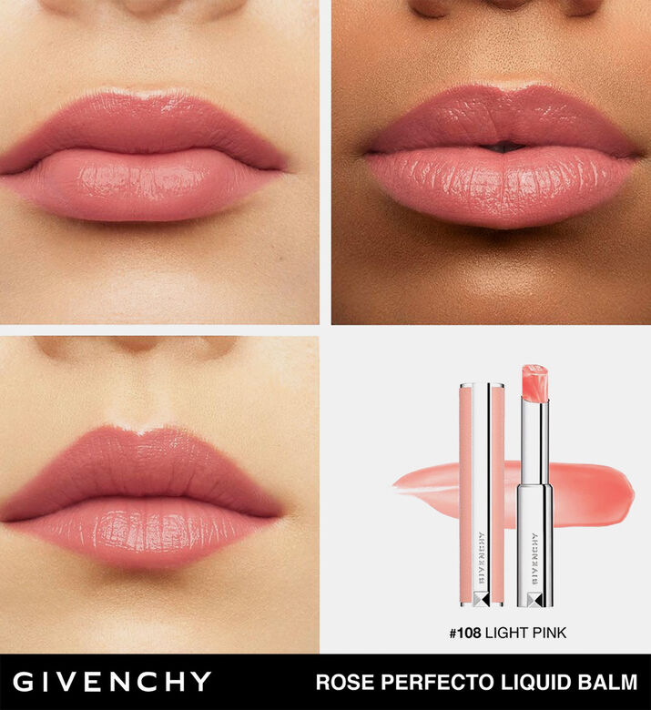 Givenchy Beauty Rose Perfecto Liquid Lip Balm, N108-pink-nude, Packshot View