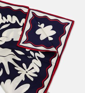 Galeries Lafayette Scarf Oana, Dark-blue, Packshot View