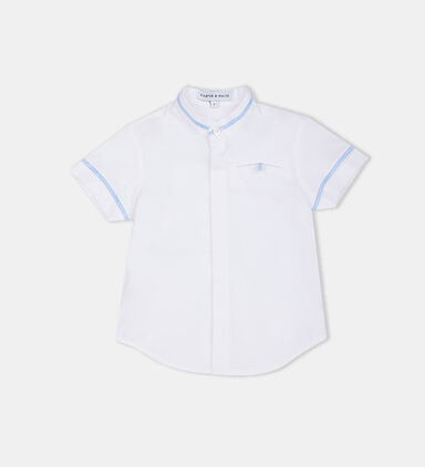 Classic Button-down Contrast Piping Shirt