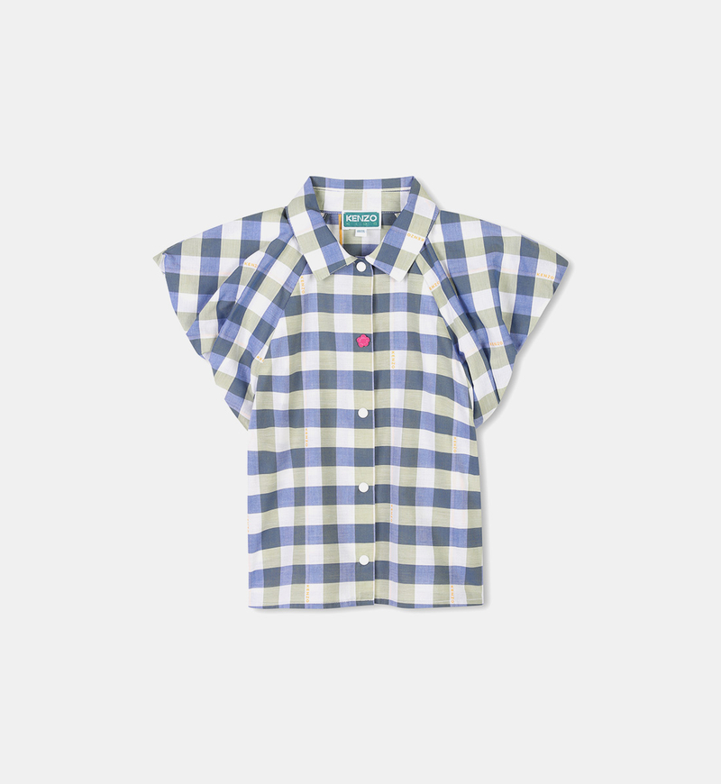 Plaid Short-sleeve Shirt