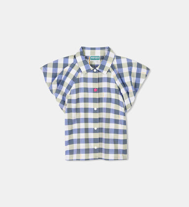 Plaid Short-sleeve Shirt