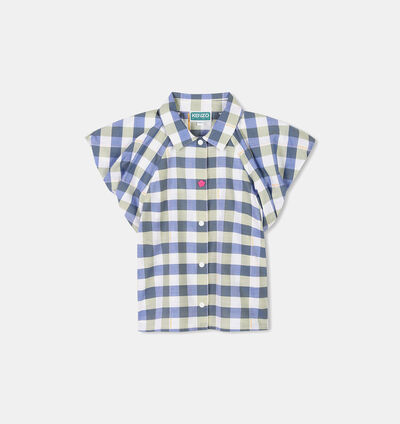 Plaid Short-sleeve Shirt
