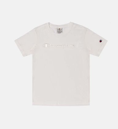 Embroidered Logo Cotton T-shirt