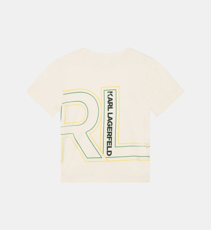 تي شيرت من القطن العضوي بشعار موسمي