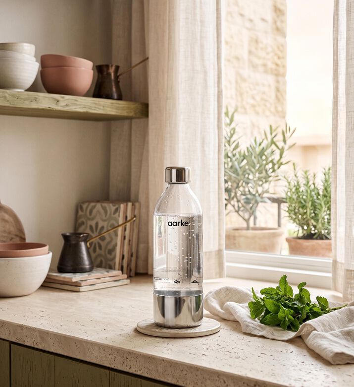 Aarke Aarke Pet Polished Steel Bottle, Packshot View
