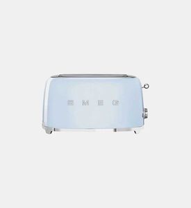 Smeg 50s Style 4-slice Toaster, Light-blue, Packshot View