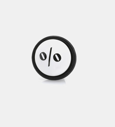 Percent Ceramic Round Knob