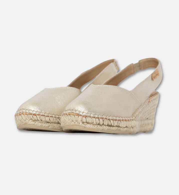 Toni Pons Shoes Esp Termal Sued, Light-gold, Eu-37, Packshot View