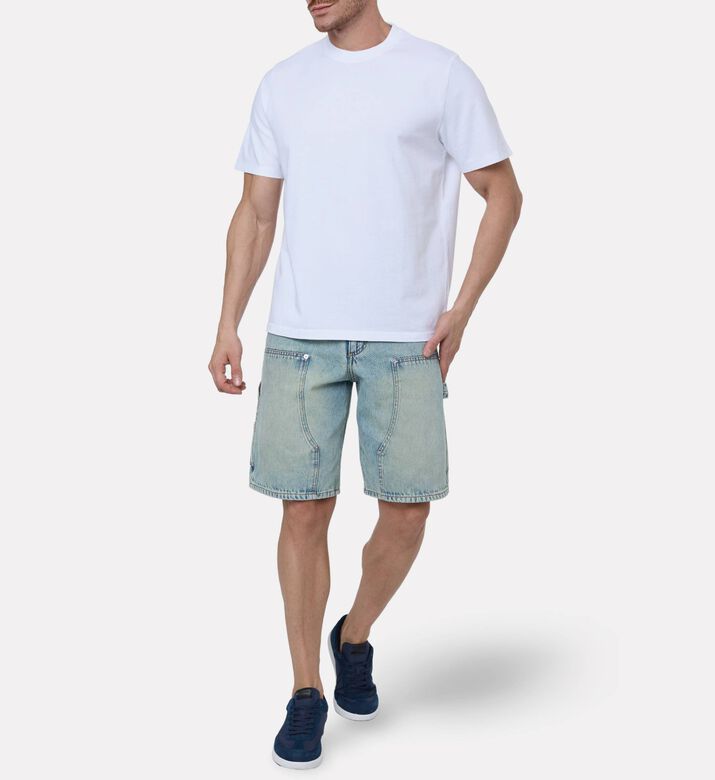 Arte Logo-print Heart Hands T-shirt, White, Xxl, Model View