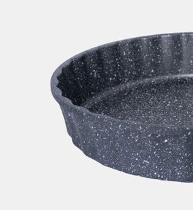 Risoli Crostata Aluminum Deep Tartare Dish, Grey, 24-cm, Packshot View
