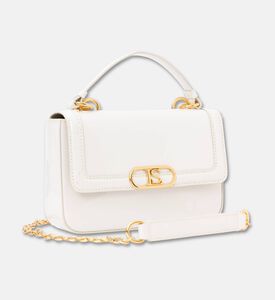 Luisa Spagnoli Inante Gold-tone Hardware Bag, White, Packshot View