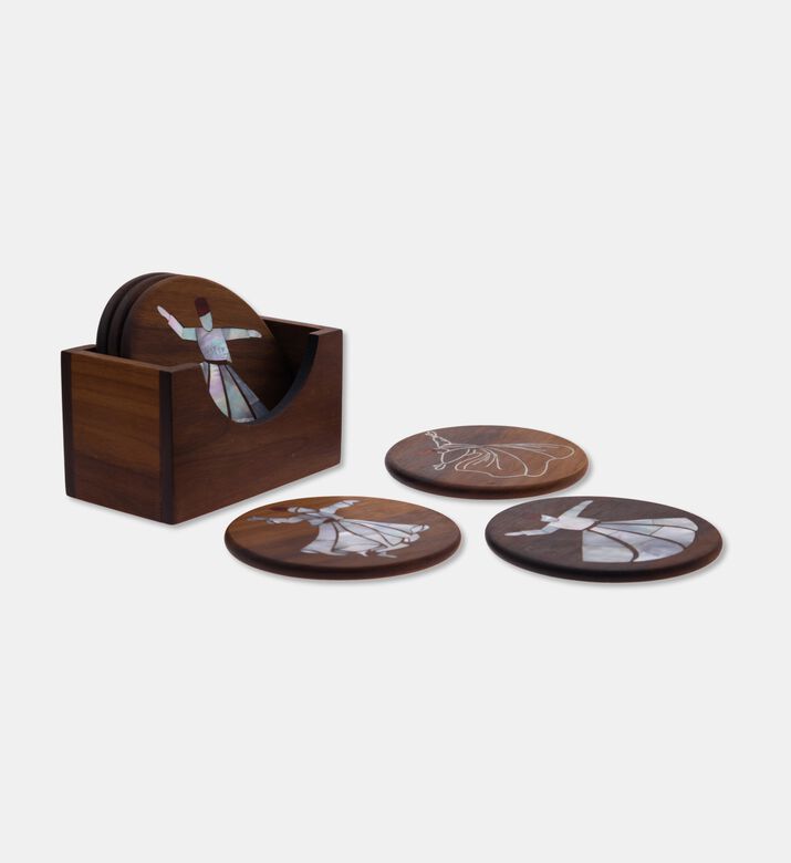 Darmisak Oriental Darawish 6-piece Coaster, Packshot View