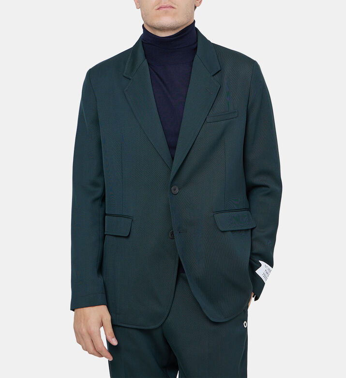 Plane Suiting Wool Blend Jacket