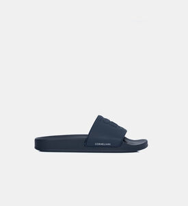 Monogram Embossed Logo Flip Flops