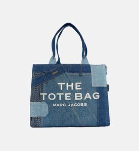 حقيبة يد دنيم بتفاصيل ممزقة