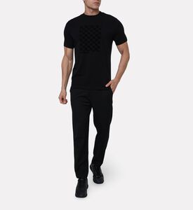 Les Deux Button Closure Slip Pockets Pants, Black, 36-30, Model View