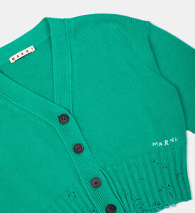 Junior Girl Distressed Cardigan