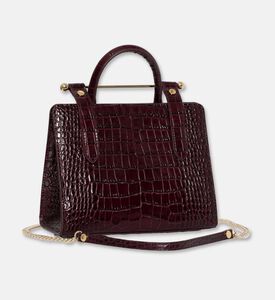 Strathberry The Strathberry Mini Tote Bag, Burgundy, Packshot View