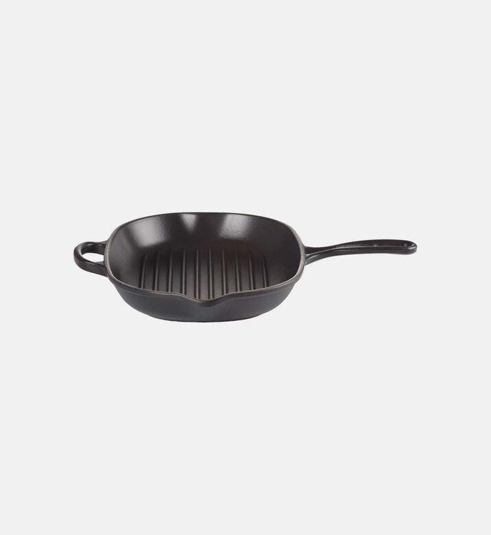 Le Creuset Grillit Cast Iron Oblong Skillet, Black, 32-cm, Packshot View