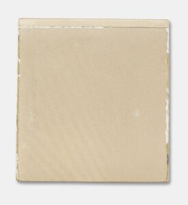 Home Deco and More Quadro Polished Marble Tissue Box, White, Packshot View