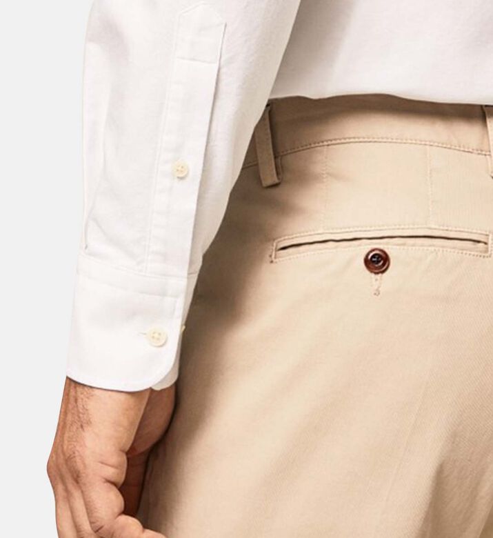 قميص بأزرار من قطن أكسفورد المغسول