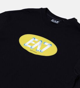 Cotton Logo-patch Crewneck T-shirt Cotton Logo-patch Crewneck T-shirt