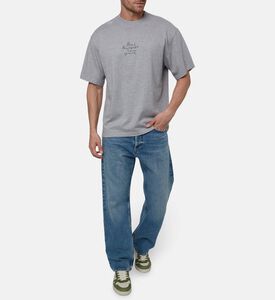 Axel Arigato Logo-script Embroidery T-shirt, Model View